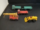 MATCHBOX LESNEY LOT OF FIVE MODELS INC AVELING-BARFORD TRACTOR SHOVEL--Y430