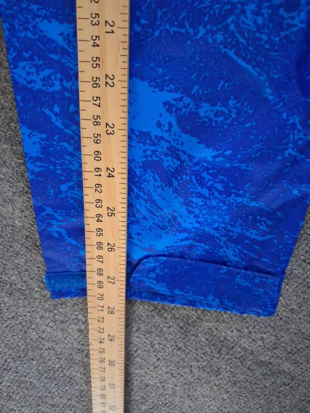 Columbia Jacket Men's 2XL Watertight Printed Hooded Waterproof Blue Full Zip - product detail image 12