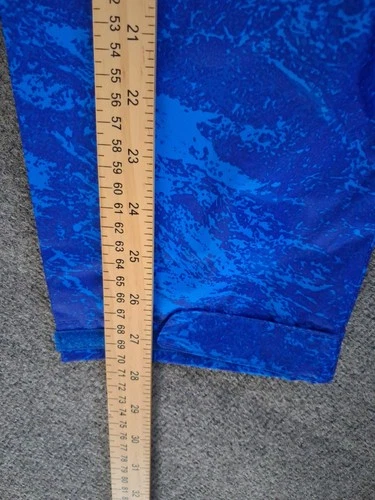 Columbia Jacket Men's 2XL Watertight Printed Hooded Waterproof Blue Full Zip image 12