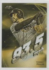 2019 Topps Fire Maximum Velocity Gold Minted Tommy Pham #MV-13 k0v