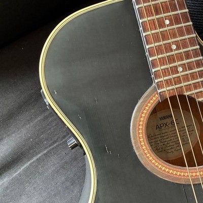 Yamaha APX-6C Acoustic Electric Guitar Black Cutaway APX Series | eBay
