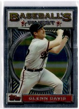 1993 Finest #41 Glenn Davis Baltimore Orioles Near Mint or Better