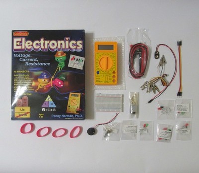 ScienceWiz   ELECTRONICS - Voltage Current Resistance - 18 Projects - NEW in Box