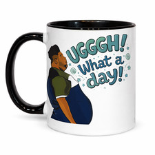 What a Day Mug and coaster Harvey Price Viral TikTok Meme Mug - Coffee Mug Funny