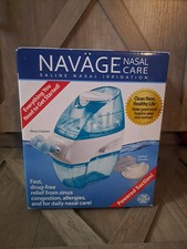 Navage Nasal Care Saline Nasal Irrigation Kit Nose Cleaner w Extra Pods