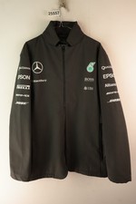 Mercedes AMG Pertronas Mens Softshell Zip Jacket Size 2XL XXL Mens Black