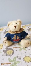 Russ Berrie Teddy Bear Plush Stuffed Animal Toy Soft 6" Item 1697 jointed