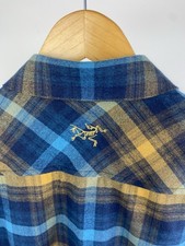 Arc'teryx Flannel Shirt Gryson Long Sleeve Check Men's  Size M  Bird Logo