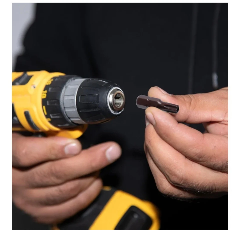 T20 Torx Bit Set Sechs Punkte Magnet Sicherheit Torx Schraubendreher Bits mit 1/4" He - Bild 2 von 4