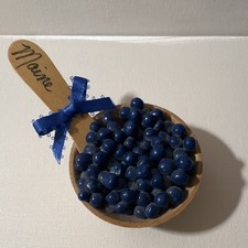 Wooden Handheld Shaker Maraca w/ Blue Beads, ...