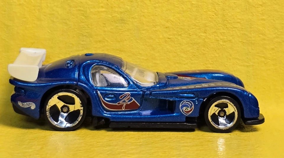 Coche de carreras Hot Wheels 1997 Panoz GTR-1 azul coleccionable diecast - 02 Foto 2 de 4