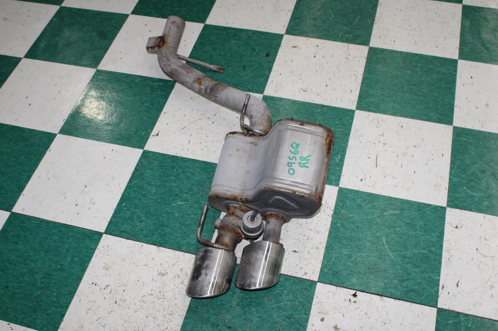 14-19 GHIBLI SQ4 Passenger RH R Rear Back Exhaust Muffler Dual Chrome Tips OEM
