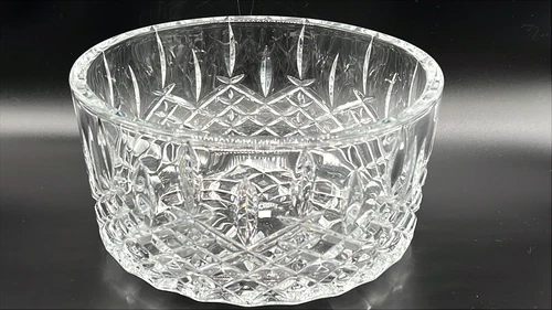 WATERFORD CRYSTAL MARQUIS 9” Cut Crystal MARKHAM Serving Bowl