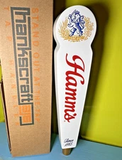 Hamm’s Brewing BEER Tap Handle 10" Wood Saint Paul Minn Milwaukee Wiscon Brewer