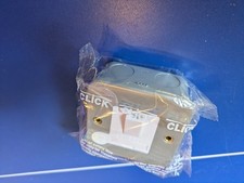 Click 13A Fuse Spur CLO51 with Flex Outlet Metal Surface Mount Double P Swiched