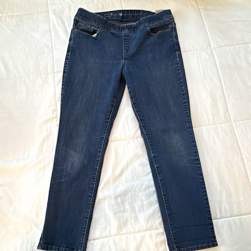 Levi's Women's Skinny Jeans Regular 12 Dark Wash Blue Stretch Denim Mid Rise