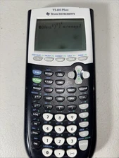 Texas Instruments TI-84 Plus Graphing Calculator TESTED Works Has Black Spot