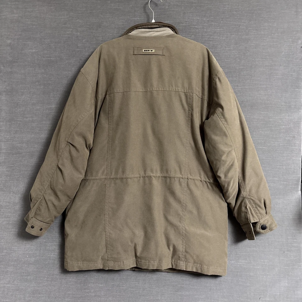 Chaqueta RFT Rainforest Grande Caqui Granero Tareas Abrigo Parka Plumón Aislado Pesado Foto 2 de 4