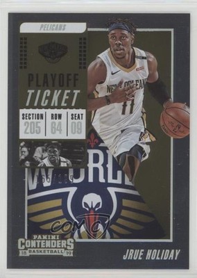 2018-19 Panini Contenders Playoff Ticket 165/199 Jrue Holiday #91 04at