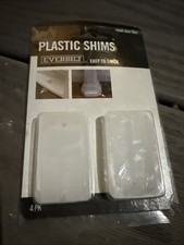 4 Pack Everbilt Plastic Toilet Shims Brand New