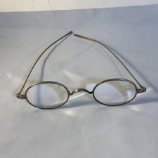 Wire Frame Glasses Frames Oval 1800s Steampunk Re-enactor Victorian Silver