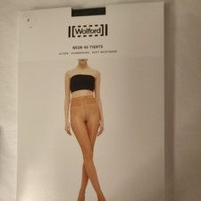 Image of Wolford Neon 40 Tights SMALL in Black, Brand new , unopened pack