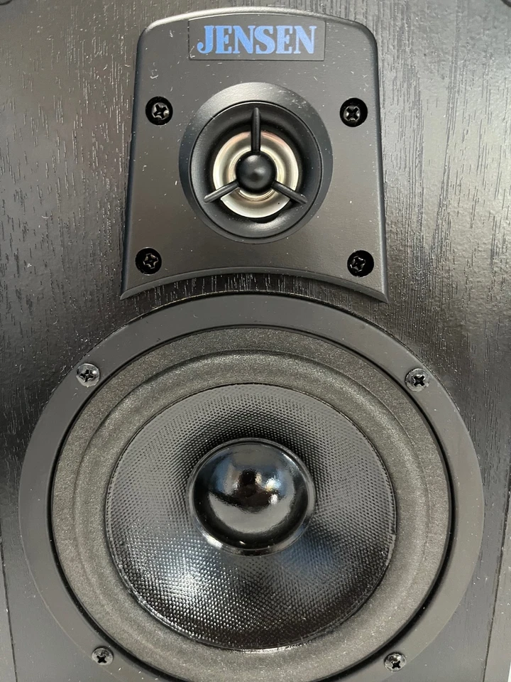 Altavoces de estantería bidireccionales negros Jensen C-JR 50 W 8 ohmios sonido excelente Foto 4 de 4