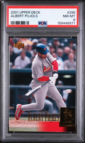 2001 Upper Deck Albert Pujols #295 PSA 8