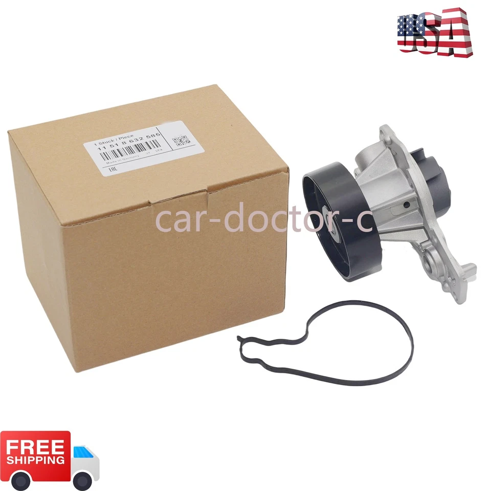 OEM 11518632585 Water Pump assembly NEW for BMW 340i 440i 540i 740i X3 B58 US - Image 3 of 4
