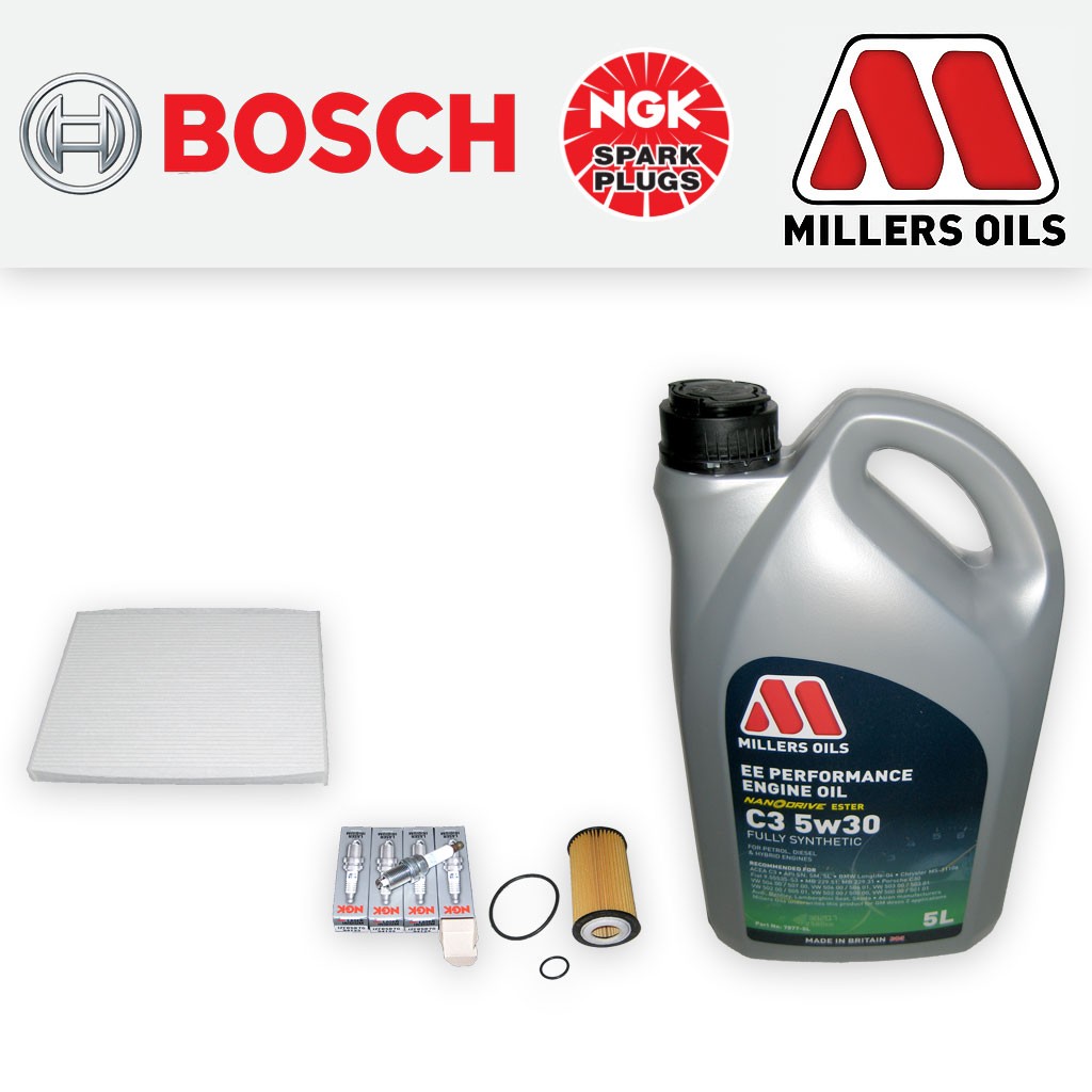 SERVICE KIT for OPEL VAUXHALL CORSA E MK4 1.2 1.4 OIL CABIN FILTER PLUGS +OIL