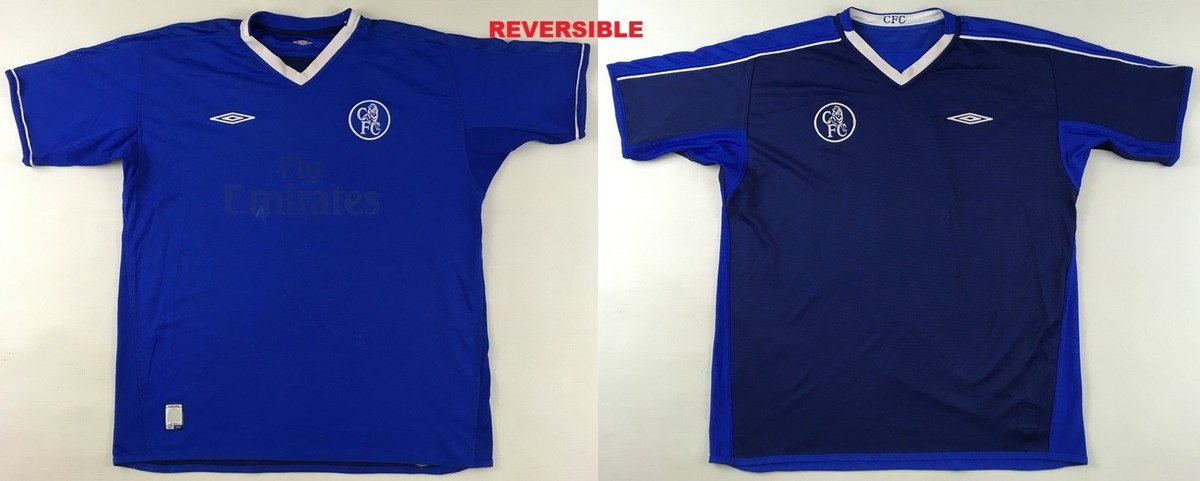 MAILLOT DE FOOTBALL DOMICILE CHELSEA 2003/2005 UMBRO TAILLE