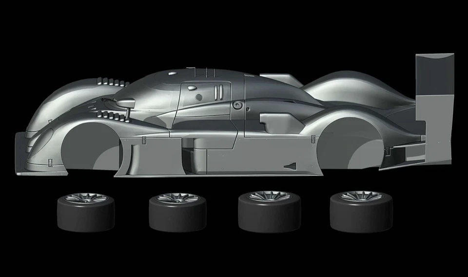 STL File - Bentley Speed 8 LM GTP 2003 - 3D Print 1/87 1/64 1/43 1/32 1/24 1/18 - Image 2 of 4