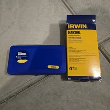 New OEM IRWIN 24606  Standard Tap And Die Set 41 Pieces w/Case. FREE SHIPPING 