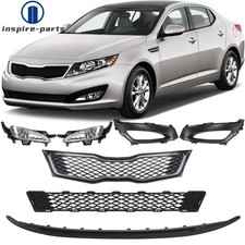 For Kia Optima 2011- 2013 Sxsxl Front Upper Lower Grille Fog Light Covers Kit For Kia Optima 2011- 2013 Sxsxl Front Upper Lower Grille Fog Light Covers Kit