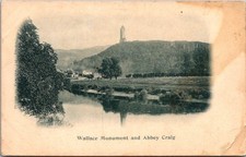 Wallace Monument and Abbey Craig Vintage Postcard 4P23-10
