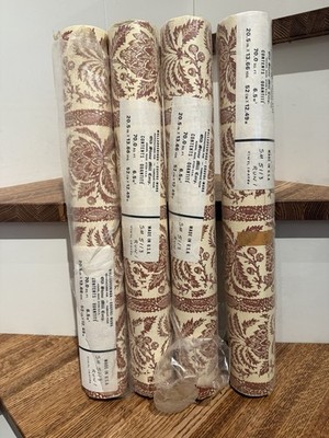 Old Stone Mill Corp Vintage Wallpaper - Adams MA - 4 Rolls - New Old Stock