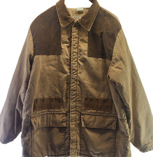 VTG Walls Blizzard Pruf Canvas Jacket XL Snap Corduroy Lined Shotgun Duck Pocket