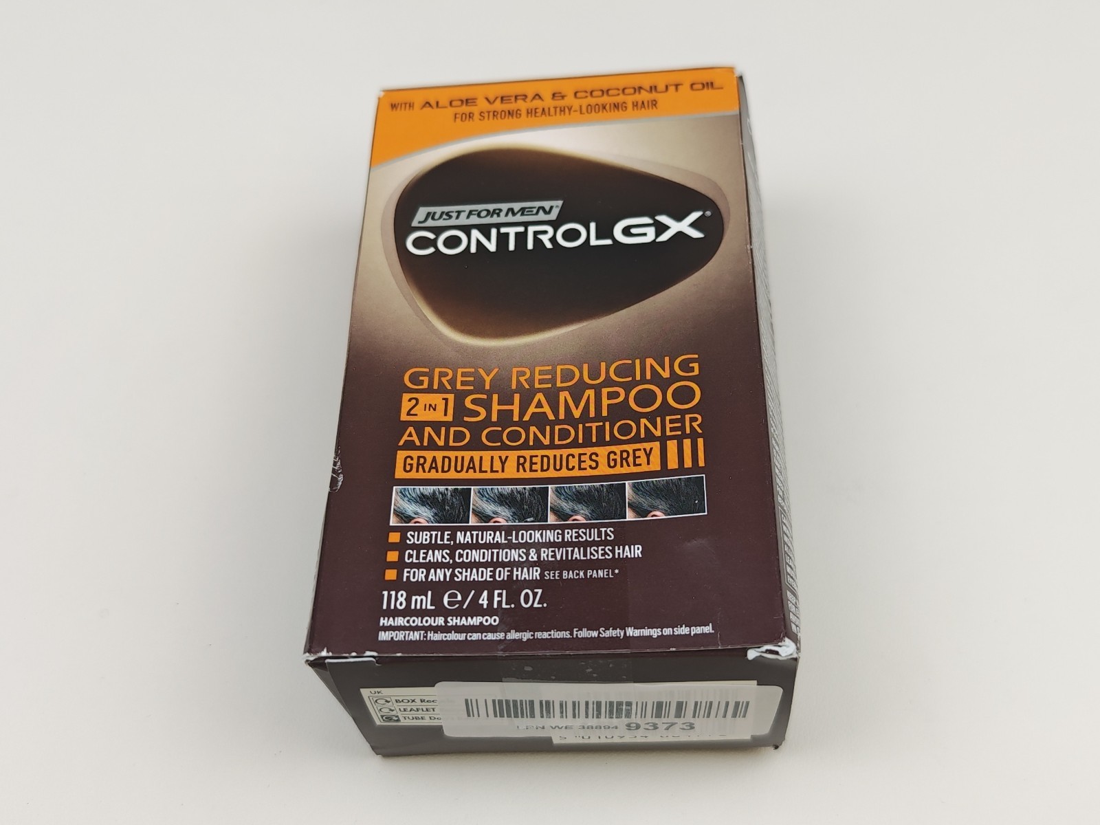 Just For Men Control GX 2-in-1 Shampoo and Conditioner, Gradually and Permanentl