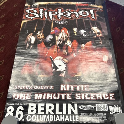 Slipknot のサイン入りポスター Slipknot Poster Slip Knot Kittie One Minute Silence Berlin
