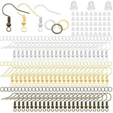 Hypoallergenic Earring Hooks, 900 Pcs Earring Making Supplies Kit Jump Rings