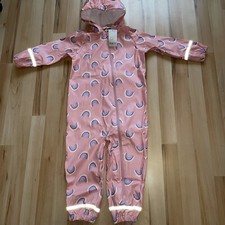 Lupilu Regenoverall Gr.98/104 Aprikose Farbe 2-4 Jahre Regenbogen 🌈 Motiv NEU