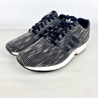 Adidas Zx Flux Torsion Shoes Sneakers Black & White Men's