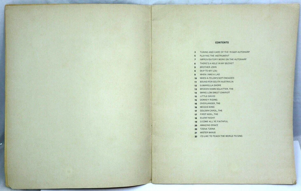 The Autoharp Book by Kevin Siddell Complete Instructions and Songs 1973 - Image 4 of 4