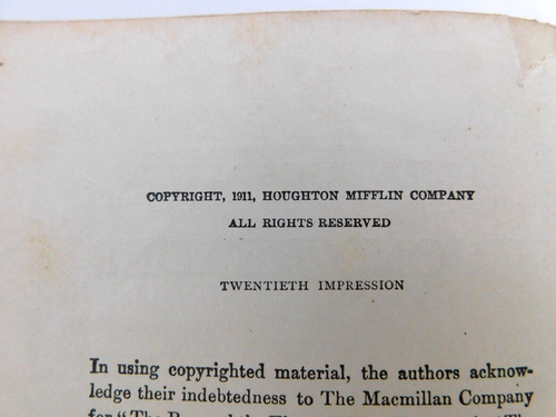 Riverside Reader 1911 Second Reader Buch guter antiker Zustand - Bild 6 von 11