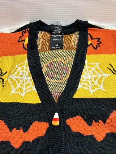Cárdigan Her Universe Disney Halloween Iconos Rayas Niñas Junior Talla Grande - Imagen 3 de 10