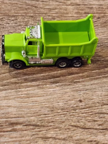 Tyco Us1 Electric Racing Dump Truck Green Runs Good 