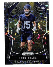 2019 Panini Prizm #395 John Ursua Disco Donut Circles Rookie Card Seahawks 
