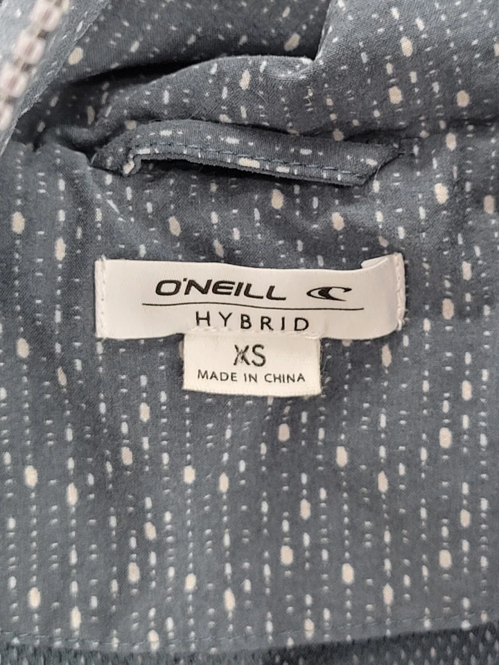 Chaqueta ONeill para mujer XS azul transversal estampada híbrida anorak prendas exteriores con capucha Foto 3 de 4