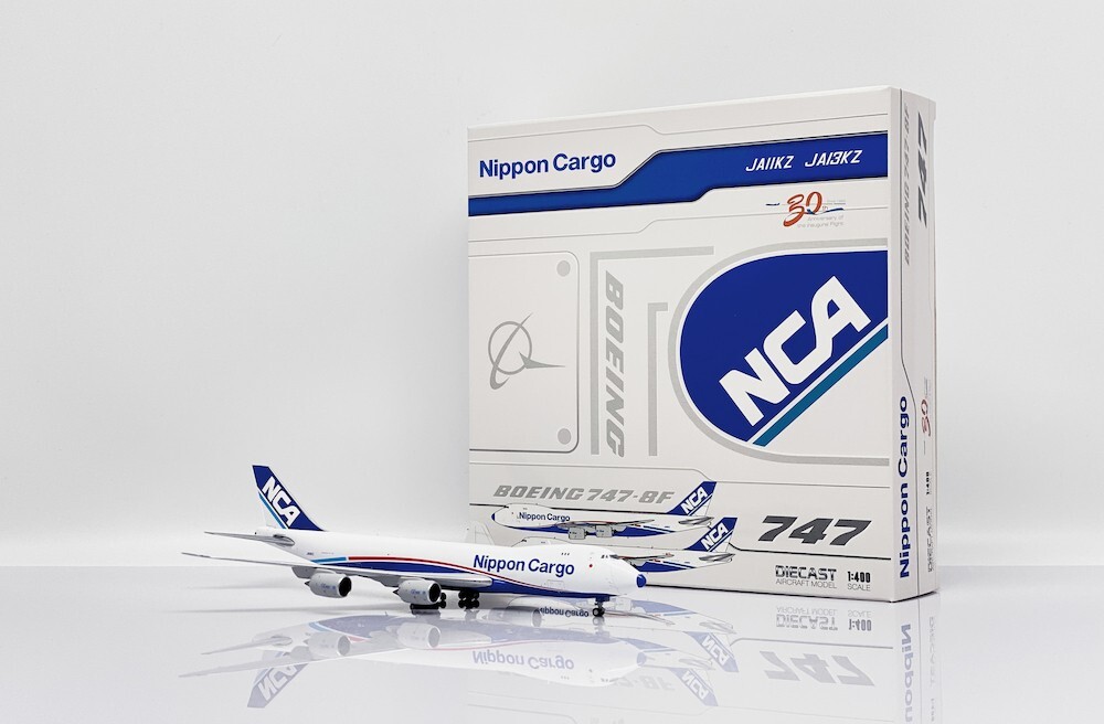JC Wings 1:400 日本貨物航空 B747-8F JA11KZ B747-8F NIPPON CARGO AIRLINES REG: JA11KZ - JC WINGS