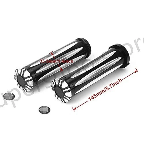 Empuñaduras de manillar de cable electrónico de 1" para Harley Softail Dyna 16-17 FXSE 2016-up Foto 4 de 4